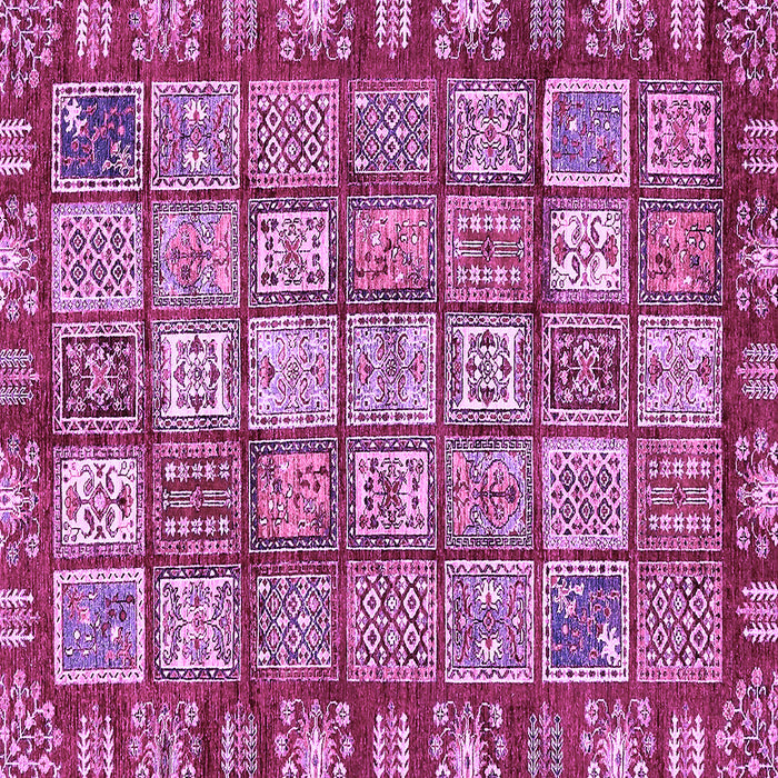 Square Machine Washable Abstract Purple Modern Area Rugs, wshabs408pur
