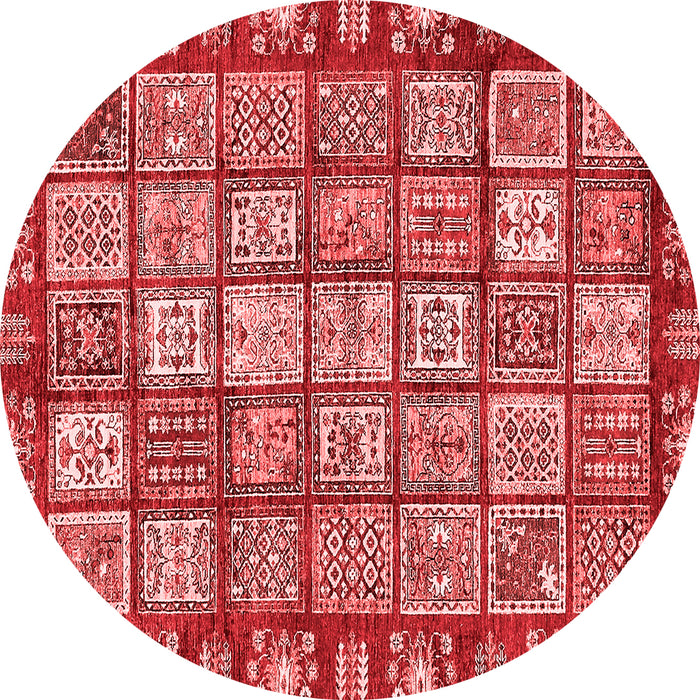 Machine Washable Abstract Red Modern Rug, wshabs408red
