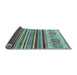 Sideview of Abstract Light Blue Modern Rug, abs4090lblu