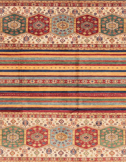 Abstract Chestnut Red Modern Rug, abs4090