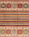 Abstract Chestnut Red Modern Rug, abs4090