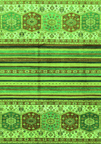 Abstract Green Modern Rug, abs4090grn