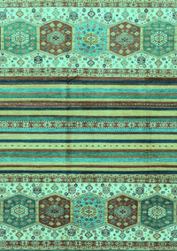 Abstract Turquoise Modern Rug, abs4090turq