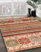 Machine Washable Abstract Chestnut Red Rug in a Family Room, wshabs4090