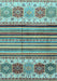 Abstract Light Blue Modern Rug, abs4090lblu