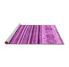 Sideview of Machine Washable Abstract Purple Modern Area Rugs, wshabs4090pur