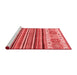 Modern Red Washable Rugs