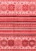 Abstract Red Modern Area Rugs