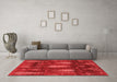 Modern Red Washable Rugs