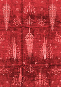 Abstract Red Modern Rug, abs4091red