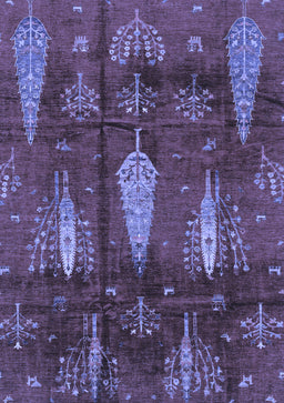 Abstract Blue Modern Rug, abs4091blu