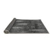 Sideview of Abstract Gray Modern Rug, abs4091gry