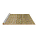 Sideview of Machine Washable Abstract Light Brown Rug, wshabs4092