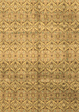 Abstract Brown Modern Rug, abs4092brn