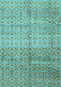 Abstract Light Blue Modern Rug, abs4092lblu