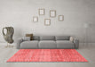 Modern Red Washable Rugs