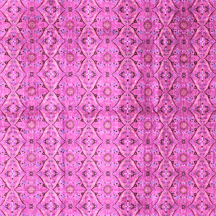 Square Abstract Pink Modern Rug, abs4092pnk