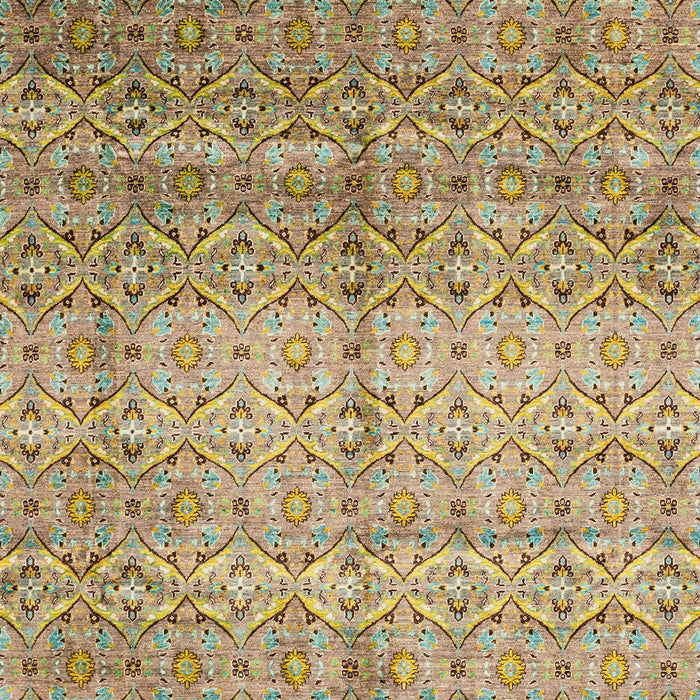 Abstract Light Brown Modern Rug, abs4092