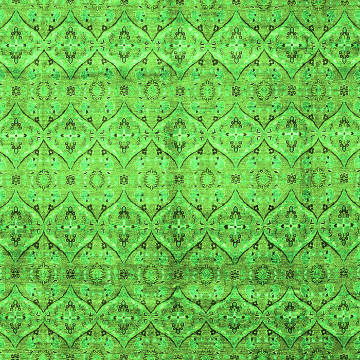 Machine Washable Abstract Green Modern Area Rugs, wshabs4092grn