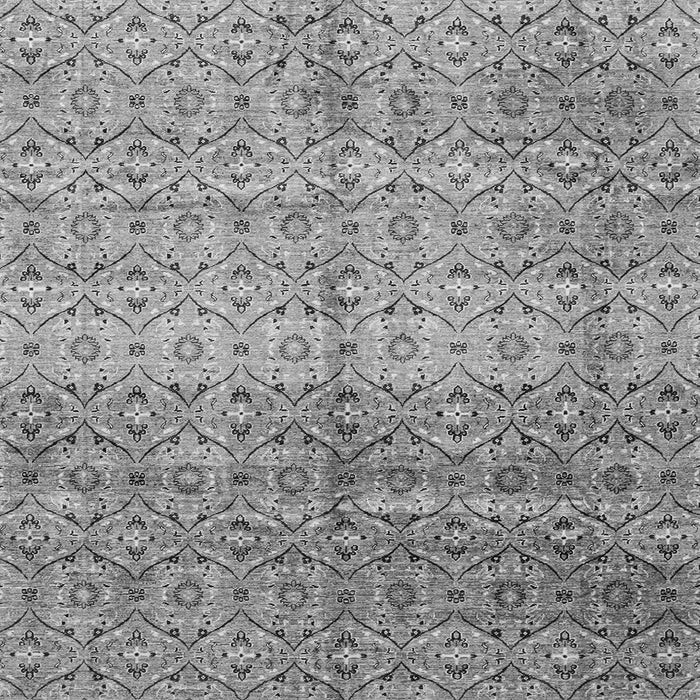 Square Machine Washable Abstract Gray Modern Rug, wshabs4092gry