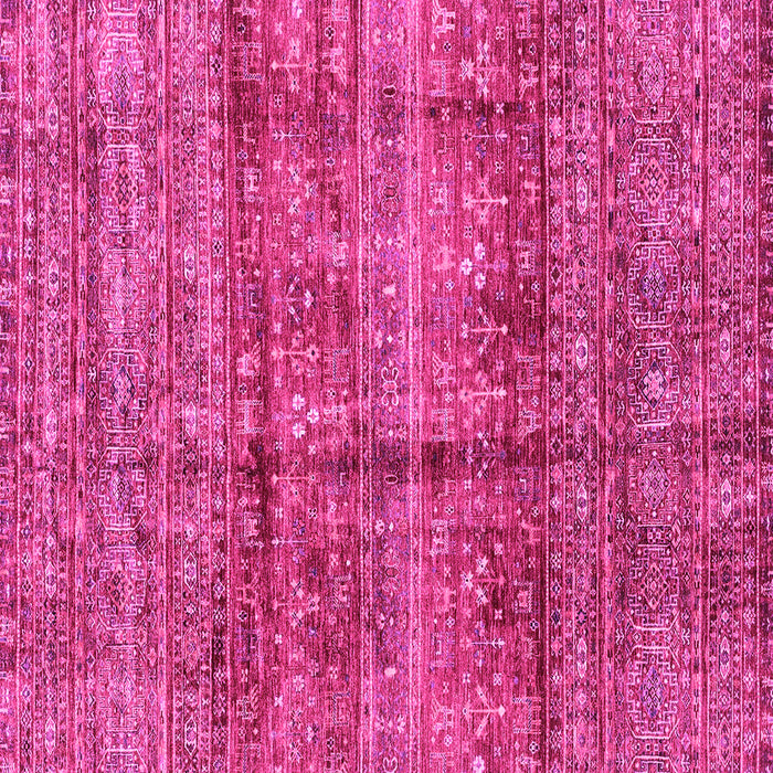 Square Abstract Pink Modern Rug, abs4093pnk