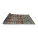 Sideview of Abstract Light Blue Modern Rug, abs4093lblu