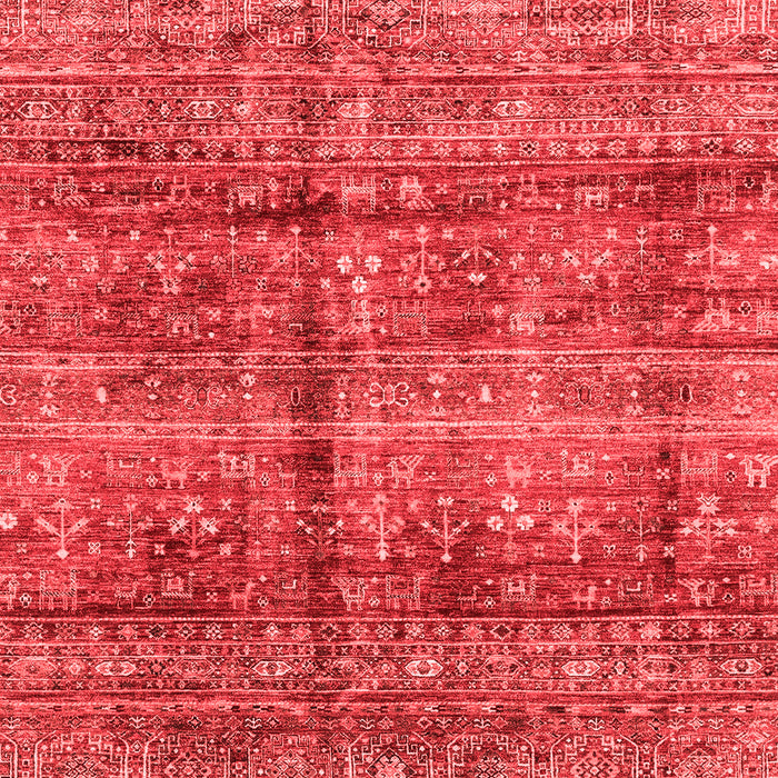 Abstract Red Modern Area Rugs
