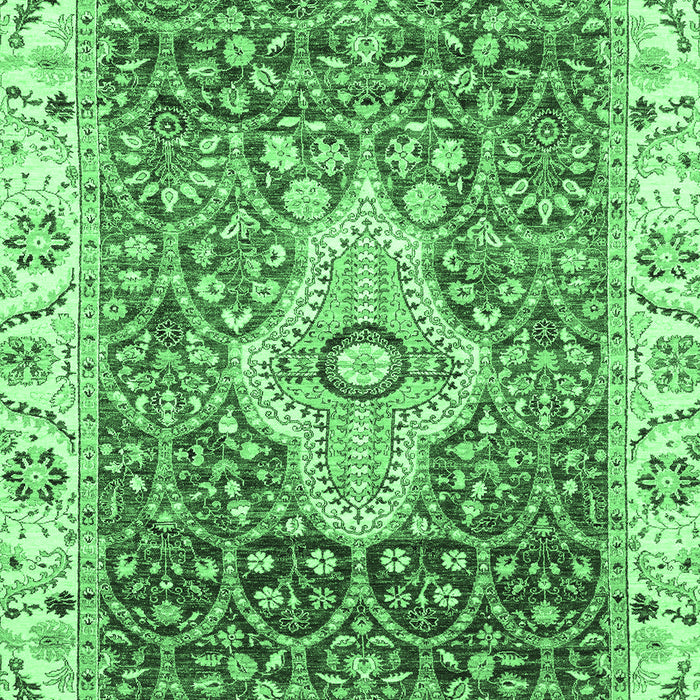 Machine Washable Abstract Emerald Green Modern Area Rugs, wshabs4094emgrn