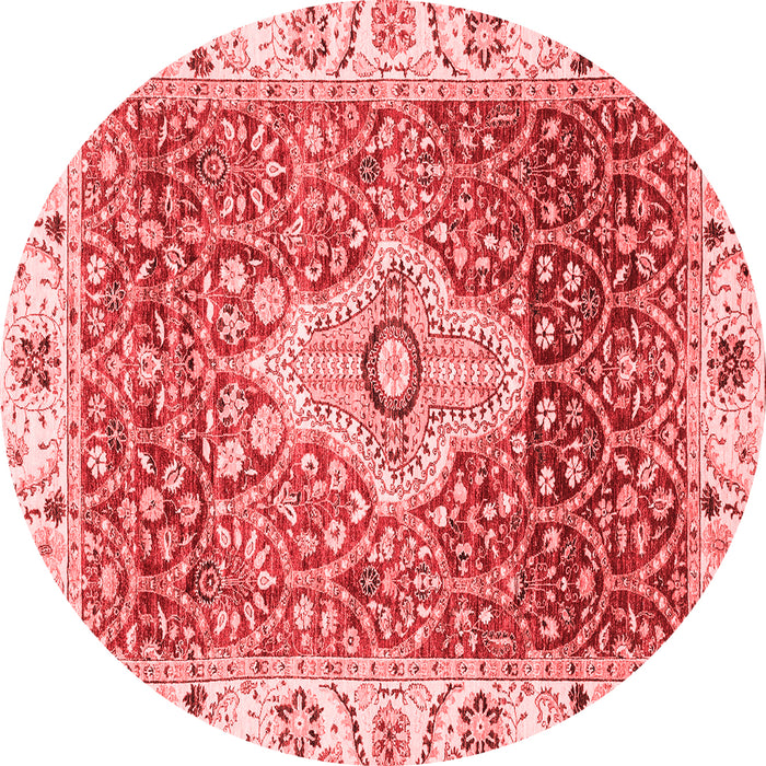 Machine Washable Abstract Red Modern Rug, wshabs4094red