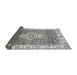 Sideview of Abstract Gray Modern Rug, abs4094gry