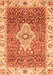 Machine Washable Abstract Orange Modern Area Rugs, wshabs4094org