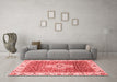 Modern Red Washable Rugs