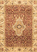 Machine Washable Abstract Brown Modern Rug, wshabs4094brn