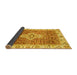 Sideview of Abstract Yellow Modern Rug, abs4094yw