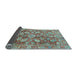 Sideview of Oriental Light Blue Traditional Rug, abs4095lblu