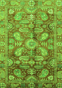 Oriental Green Traditional Rug, abs4095grn