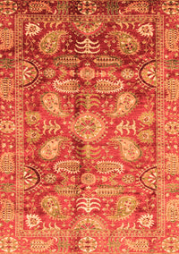 Oriental Orange Traditional Rug, abs4095org