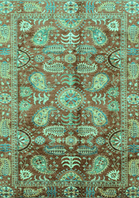 Oriental Turquoise Traditional Rug, abs4095turq