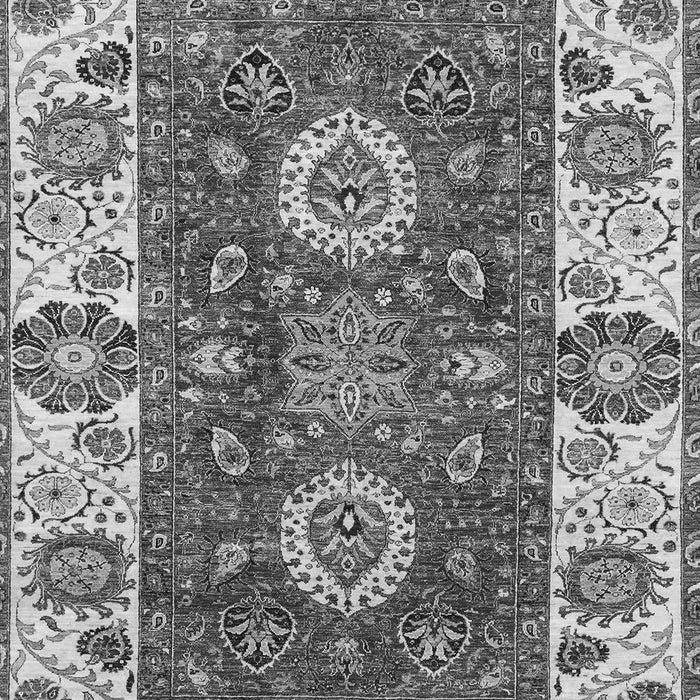 Abstract Gray Modern Rug, abs4096gry