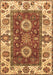 Abstract Brown Modern Rug, abs4096brn