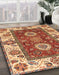 Machine Washable Abstract Red Rug in a Family Room, wshabs4096