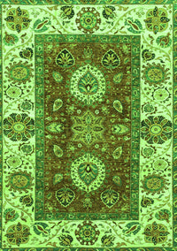 Abstract Green Modern Rug, abs4096grn