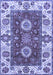 Machine Washable Abstract Blue Modern Rug, wshabs4096blu