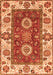 Abstract Orange Modern Rug, abs4096org