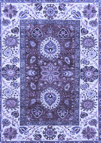 Abstract Blue Modern Rug, abs4096blu