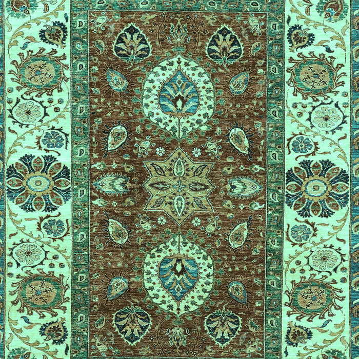 Abstract Turquoise Modern Rug, abs4096turq