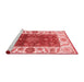 Modern Red Washable Rugs