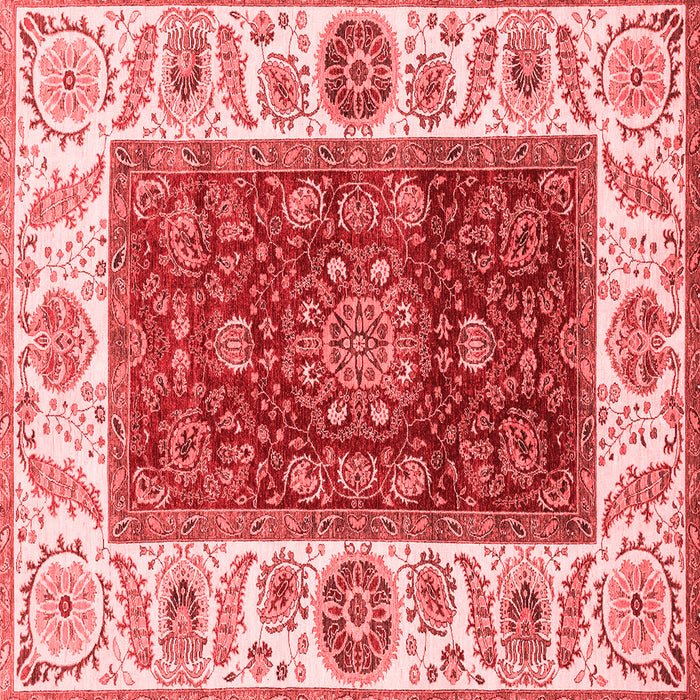 Abstract Red Modern Rug, abs4097red