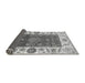 Sideview of Abstract Gray Modern Rug, abs4097gry