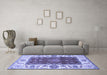 Machine Washable Abstract Blue Modern Rug in a Living Room, wshabs4097blu